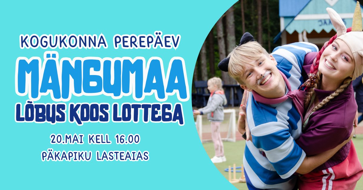 Tule veeda üks rõõmus ja seiklusterohke päev kogu perega!  Päeva jooksul pakub elamusi vahva Lottemaa programm – kohtuda saab armastatud Lottemaa tegelastega ni